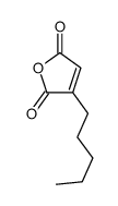 3-pentylfuran-2,5-dione Structure