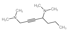 2-Heptyne-1,4-diamine,N1,N1,N4,N4-tetramethyl-结构式