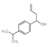 1-(4-propan-2-ylphenyl)but-3-en-1-ol结构式