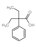2-苯基-2-乙基丁酸结构式