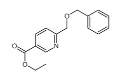 ethyl 6-(phenylmethoxymethyl)pyridine-3-carboxylate结构式
