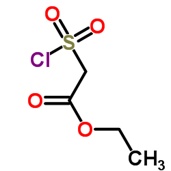 Ethyl (chlorosulfonyl)acetate Structure
