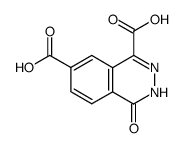 4,6-bis(carboxy)-1(2H)-phthalazinone结构式