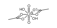 uranyl acetate dihydrate Structure