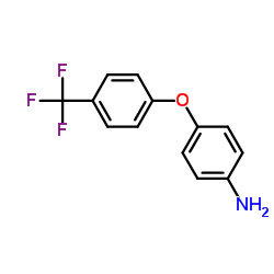4-(4-三氟甲基苯氧基)苯胺结构式
