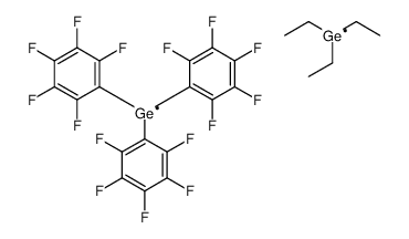 triethylgermanium,tris(2,3,4,5,6-pentafluorophenyl)germanium Structure