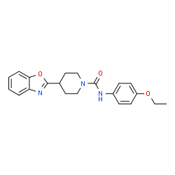 1-Piperidinecarboxamide,4-(2-benzoxazolyl)-N-(4-ethoxyphenyl)-(9CI) Structure