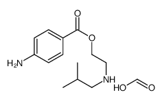 formic acid,2-(2-methylpropylamino)ethyl 4-aminobenzoate结构式