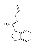 N-prop-2-enyl-2,3-dihydroindole-1-carboxamide Structure