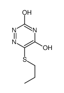 6-(propylsulfanyl)-1,2,4-triazine-3,5(2H,4H)-dione Structure