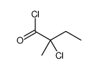 2-chloro-2-methylbutanoyl chloride结构式
