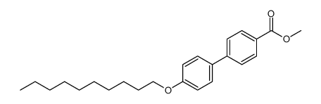 4'-decyloxy-biphenyl-4-carboxylic acid methyl ester Structure