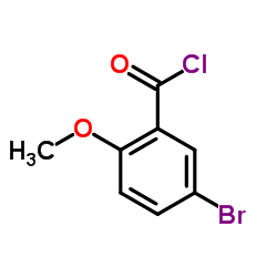 5-Bromo-2-methoxybenzoyl chloride structure