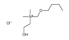 butoxymethyl-(2-hydroxyethyl)-dimethylazanium,chloride结构式