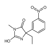 5-ethyl-3-methyl-5-(3-nitrophenyl)imidazolidine-2,4-dione结构式
