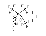 2-azido-2,2-dimethyl-4,4,5,5-tetrakis-trifluoromethyl-2λ5-[1,3,2]dioxaphospholane Structure