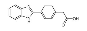 2-[4-(1H-benzimidazol-2-yl)phenyl]acetic acid Structure