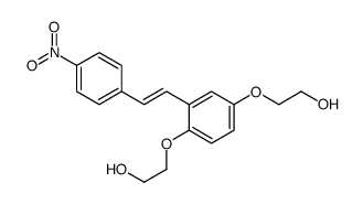 2-[4-(2-hydroxyethoxy)-3-[2-(4-nitrophenyl)ethenyl]phenoxy]ethanol结构式