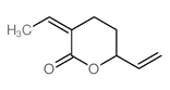 6-ethenyl-3-ethylidene-oxan-2-one Structure