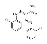 2-[(2-chlorophenyl)diazenyl]-2-[(2-chlorophenyl)hydrazinylidene]acetamide Structure
