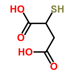 Thiomalic acid structure