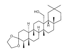 kokoonol 3-ethylene acetal Structure