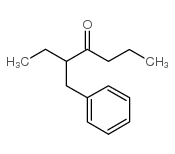 3-benzyl-4-heptanone Structure