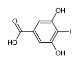 3,5-dihydroxy-4-iodobenzoic acid结构式