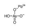 dioxidoarsinic acid: lead(+2) cation Structure