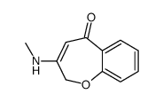 3-(methylamino)-1-benzoxepin-5(2H)-one结构式
