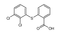 2-(2,3-Dichlorophenylthio)benzoic Acid结构式
