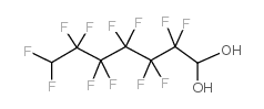 7H-DODECAFLUOROHEPTANEALDEHYDE HYDRATE structure