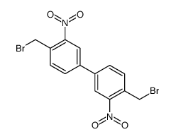 1-(bromomethyl)-4-[4-(bromomethyl)-3-nitrophenyl]-2-nitrobenzene Structure