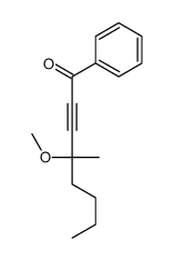 4-methoxy-4-methyl-1-phenyloct-2-yn-1-one Structure