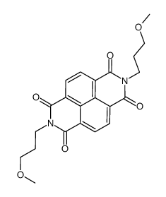 2,7-bis(3-methoxypropyl)benzo[lmn][3,8]phenanthroline-1,3,6,8(2H,7H)-tetrone结构式