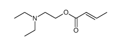 2-(diethylamino)ethyl crotonate Structure