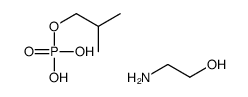 2-aminoethanol,2-methylpropyl dihydrogen phosphate结构式