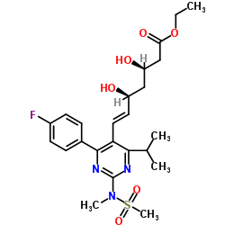 Rosuvastatin ethyl ester structure