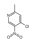 4-chloro-2-methyl-5-nitropyridine Structure