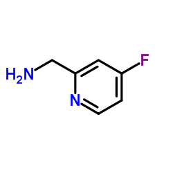 1-(4-Fluoro-2-pyridinyl)methanamine structure