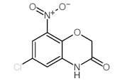 6-氯-8-硝基-3,4-二氢-2h-1,4-苯并噁嗪-3-酮结构式