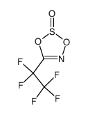 5-(pentafluoroethyl)-1,3,2,4-dioxathiazole 2-oxide结构式