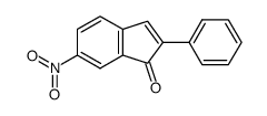 6-nitro-2-phenyl-inden-1-one结构式