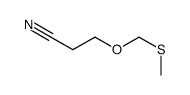 3-[(Methylsulfanyl)methoxy]propanenitrile Structure