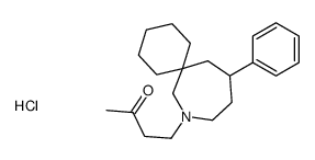 4-(11-phenyl-8-azaspiro[5.6]dodecan-8-yl)butan-2-one,hydrochloride结构式