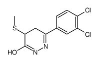 3-(3,4-dichlorophenyl)-5-methylsulfanyl-4,5-dihydro-1H-pyridazin-6-one Structure