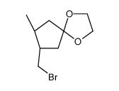 (7R,8R)-8-(bromomethyl)-7-methyl-1,4-dioxaspiro[4.4]nonane Structure
