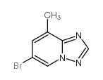 6-溴-5-甲基[1,2,4]噻唑并[1,5-A]吡啶结构式