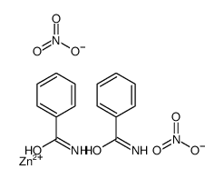 zinc,benzamide,dinitrate Structure
