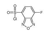 2,1,3-Benzoxadiazole-4-sulfonylchloride,7-fluoro-(9CI)结构式